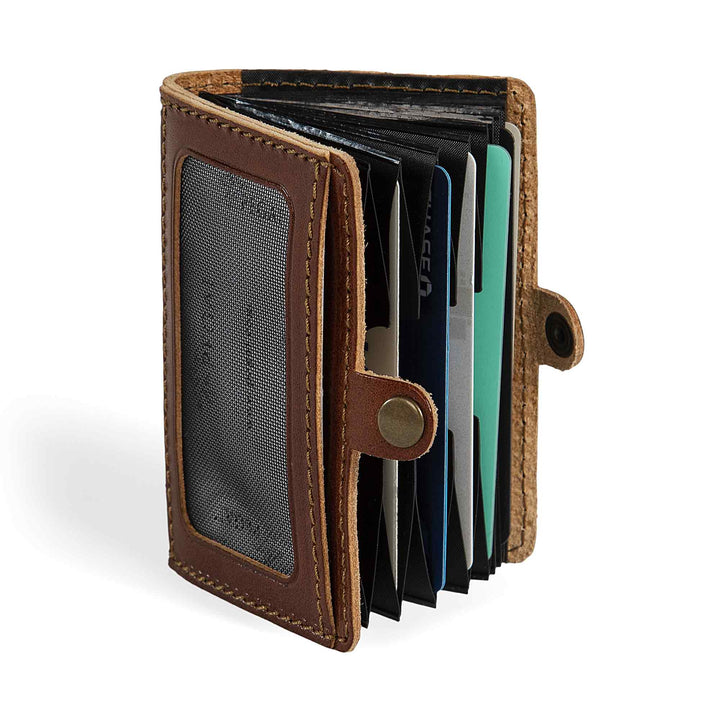 Acorn | Leather Card Holder | Rum