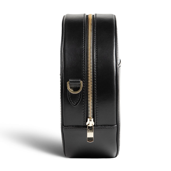 Roundy Circle | Crossbody Bag | Dexios Black w/ Gold Hardware