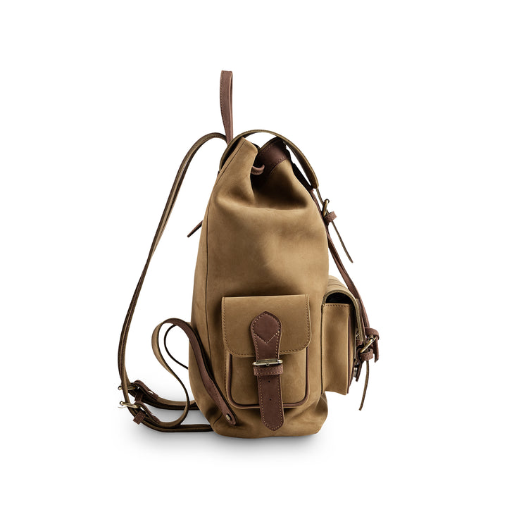 McHenry | Waterproof Leather Backpack | Green