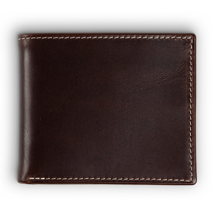 Leather Designer Wallet | Deep Brown | Edward