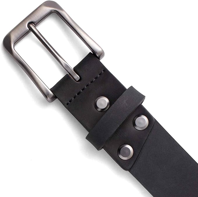 Dolton | Leather Belt | Charcoal