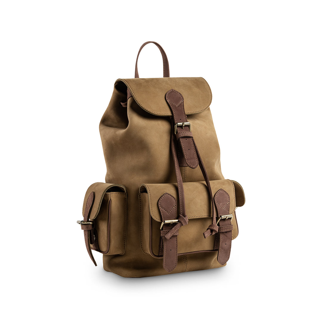 McHenry | Waterproof Leather Backpack | Green