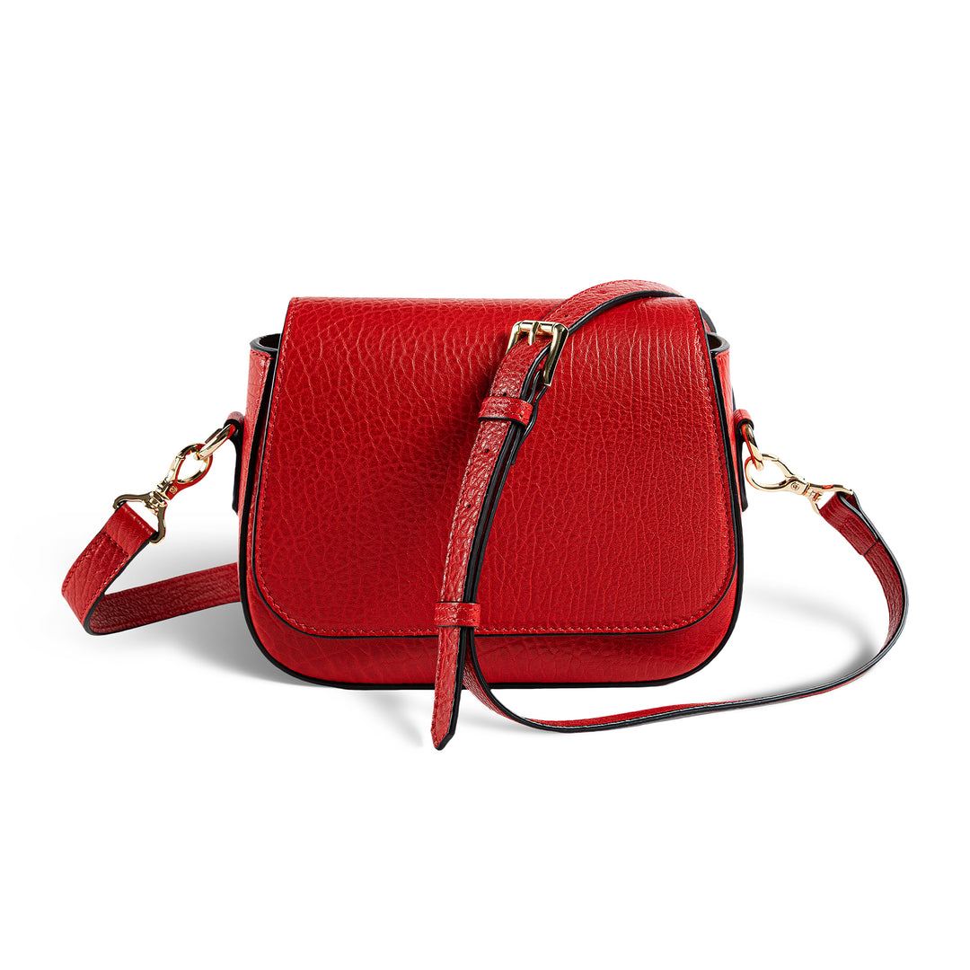 Hampton | Crossbody Bag | Babylon Red w/ Gold Hardware