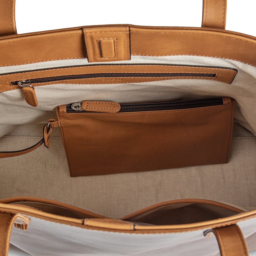 Leather Tote | Sharon | Taba