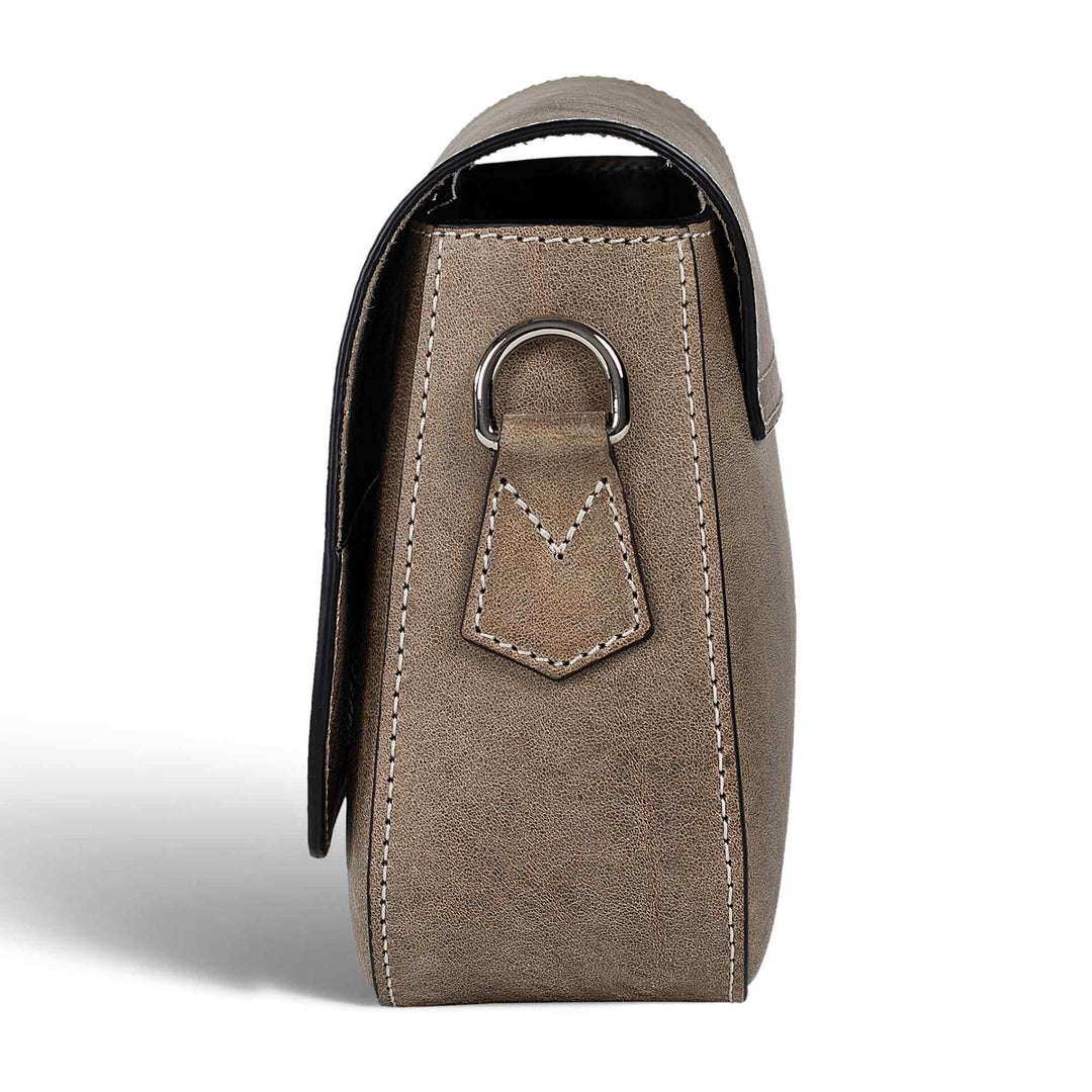 Hampton | Crossbody Bag | Moonstone w/ Nickel Hardware