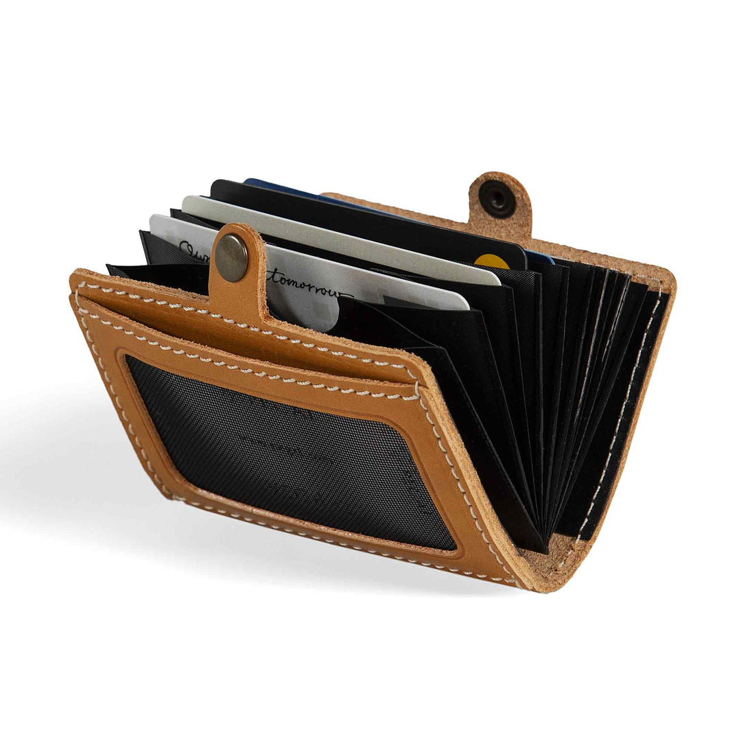 Acorn | Card Holder | Mustard