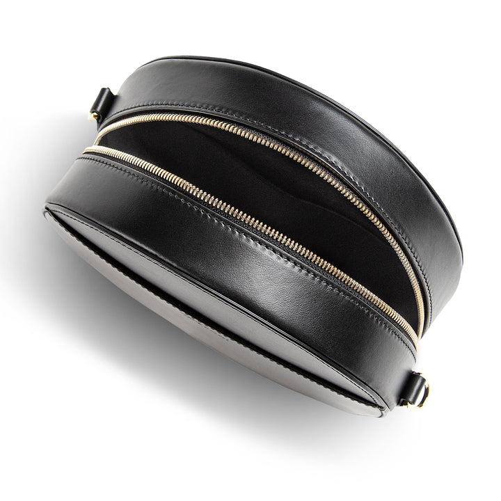 Roundy Circle | Crossbody Bag | Dexios Black w/ Gold Hardware