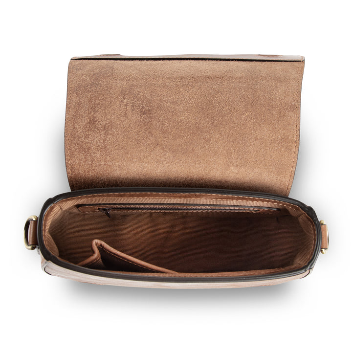 Hampton | Crossbody Bag | Tobacco w/ Antique Hardware