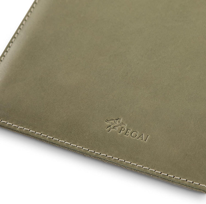 Marshall | Leather Padfolio | Aqua