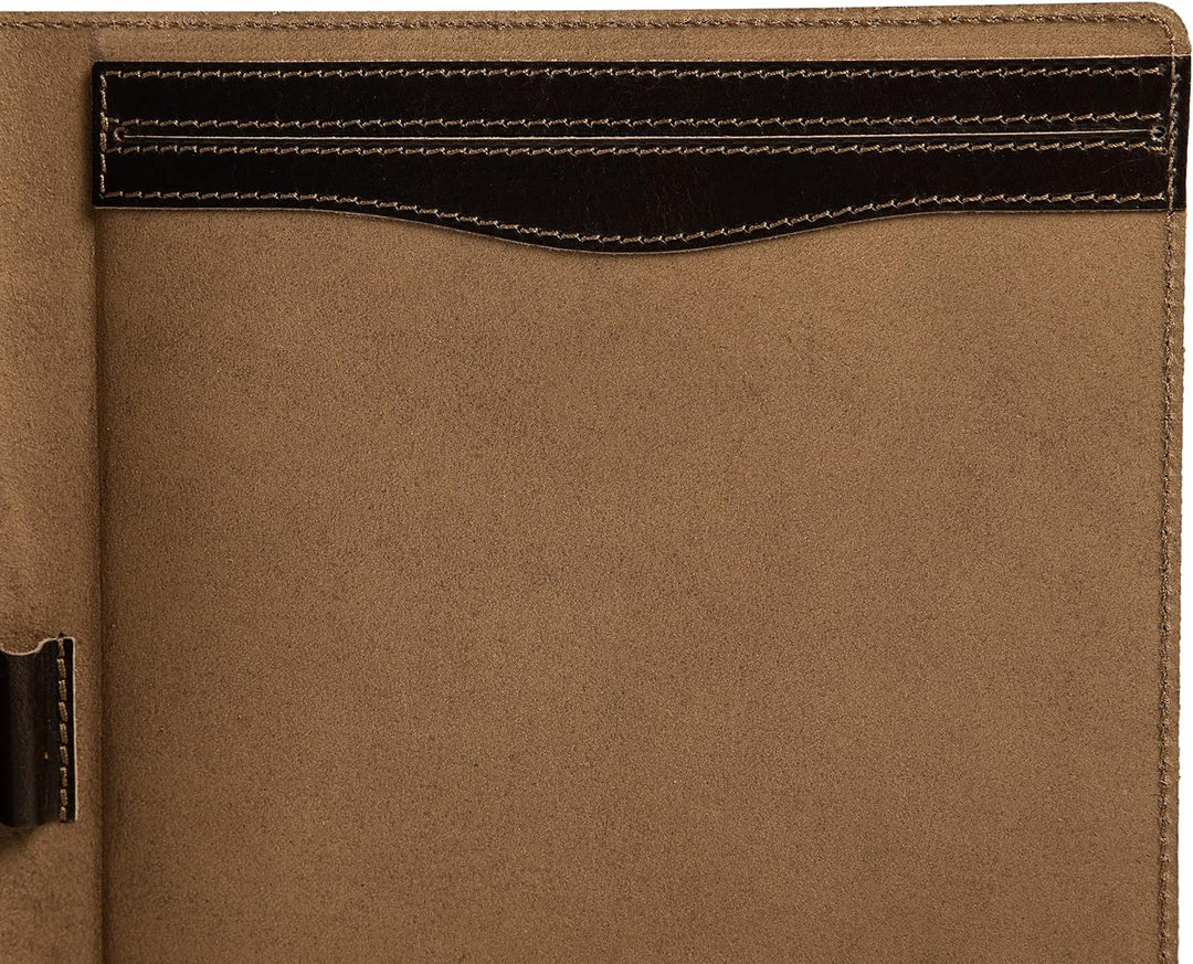 Marshall | Leather Padfolio | Iphitos Brown