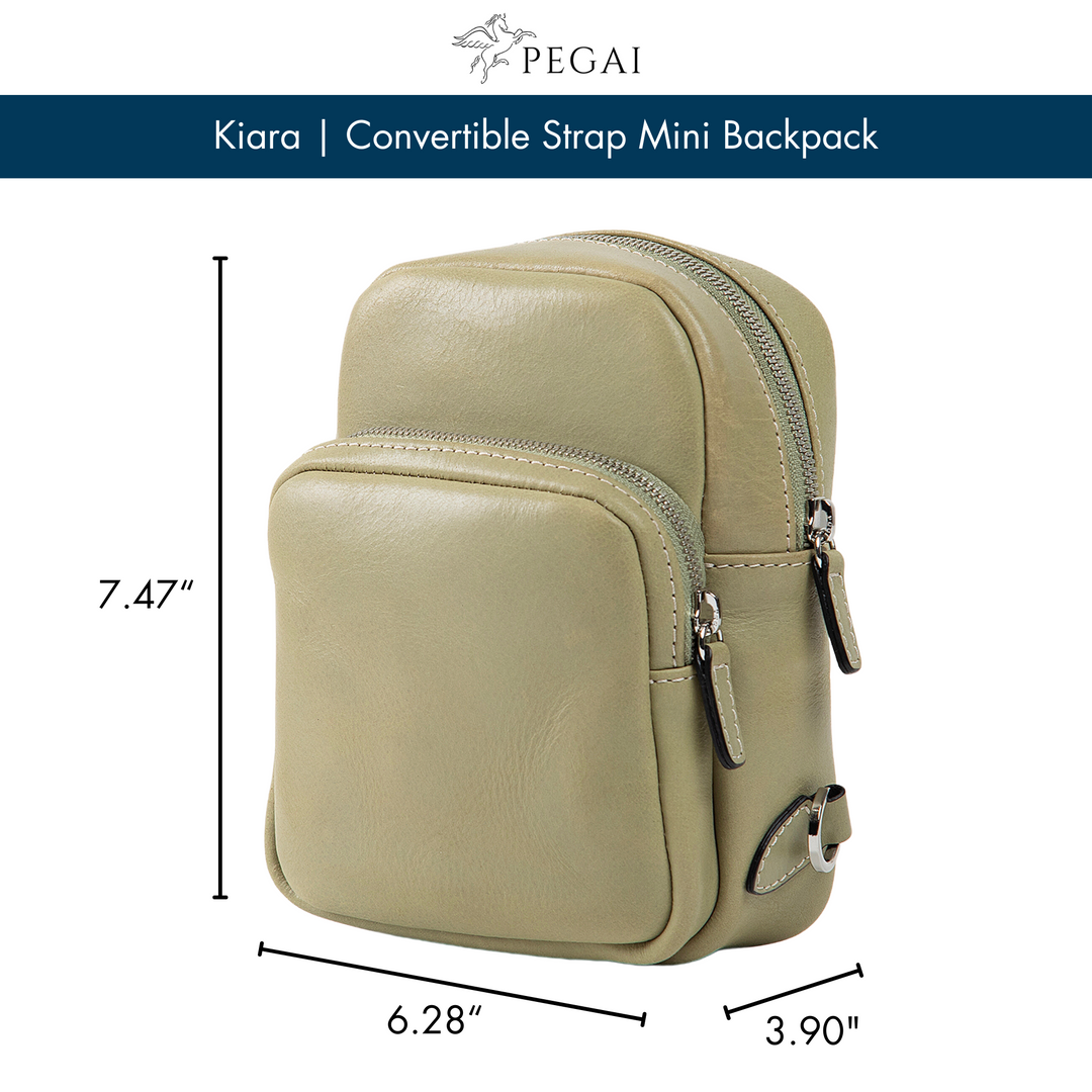 Kiara, Convertible Strap Mini Backpack & Crossbody Bag