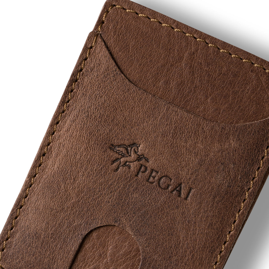 Leather Moneyclip Wallet  | Mocha | Max