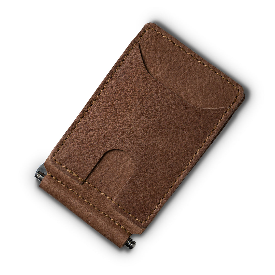 Leather Moneyclip Wallet  | Mocha | Max