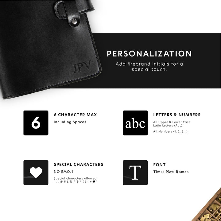 DuPage | Leather Journal | Black