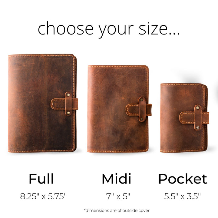 DuPage | Leather Journal | Mahogany