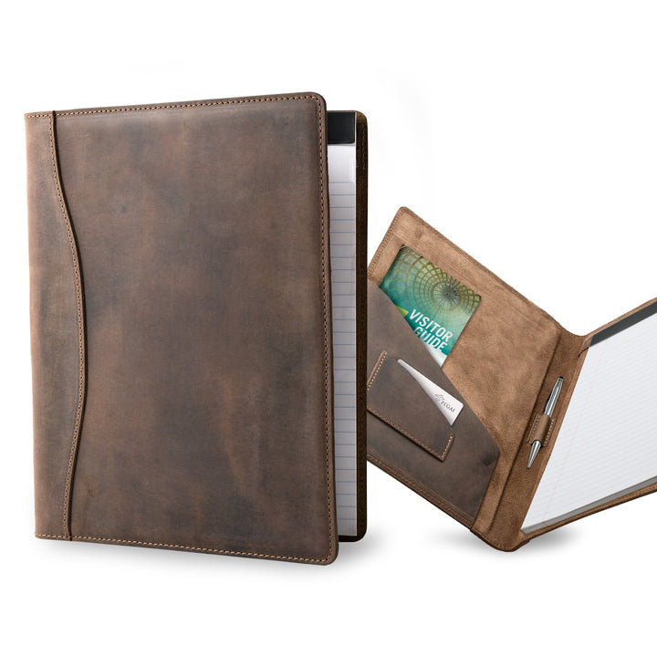 Marshall | Leather Padfolio | Chestnut