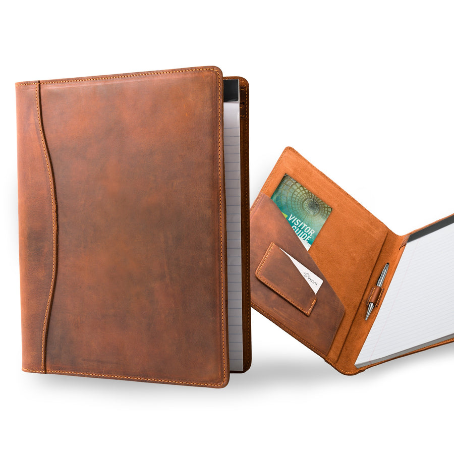 Full and Top Grain Artisan Leather Legal Padfolios PEGAI