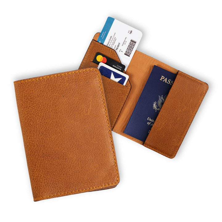 Diplomat | Passport Wallet | Cinnamon