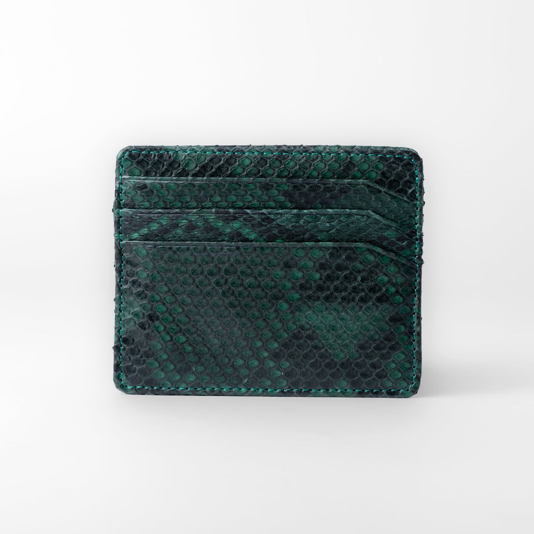 Python Leather Cardholder | Jungle