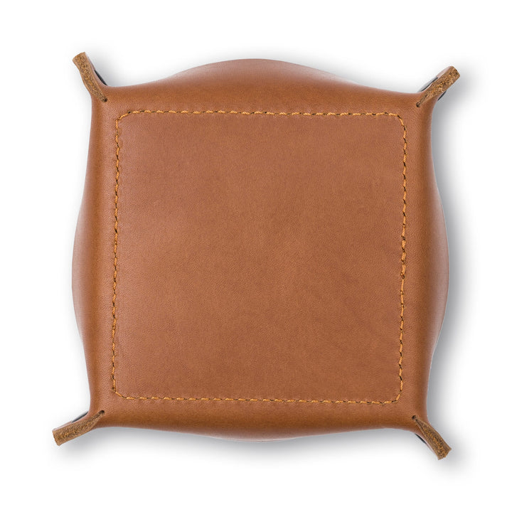 Leather Catchall Tray | Taba Brown | Lane