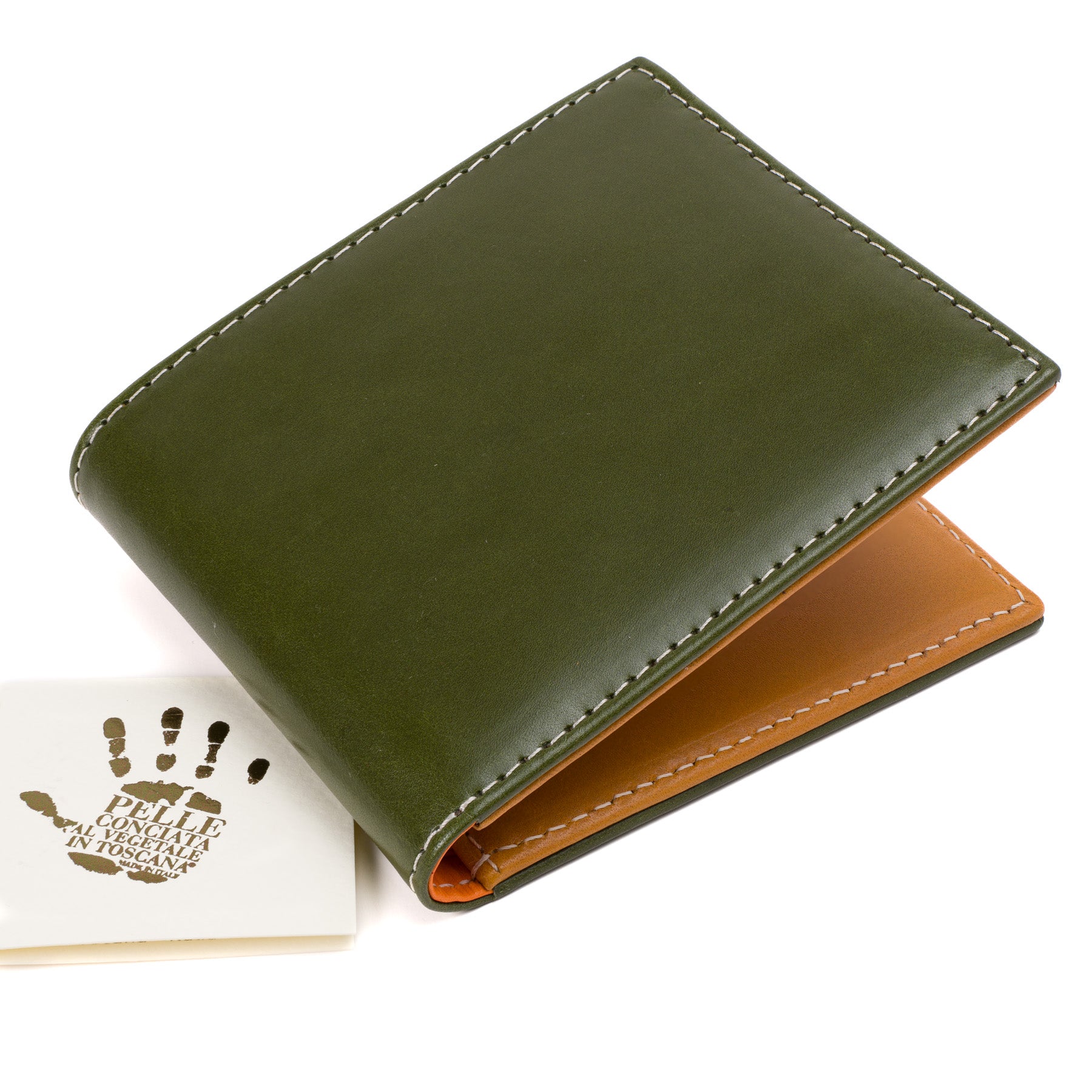 Italian leather wallet discount