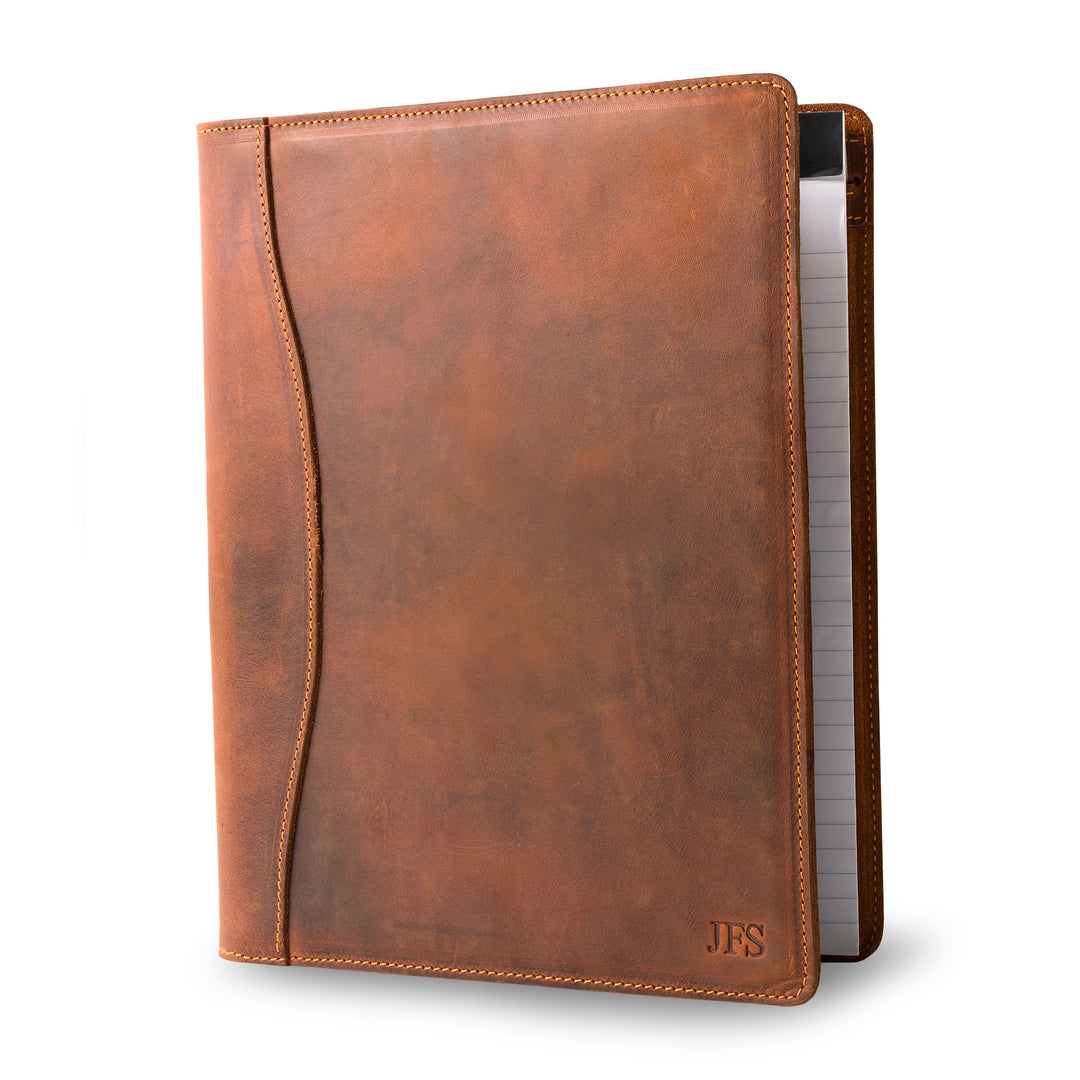 Marshall | Leather Padfolio | Mahogany