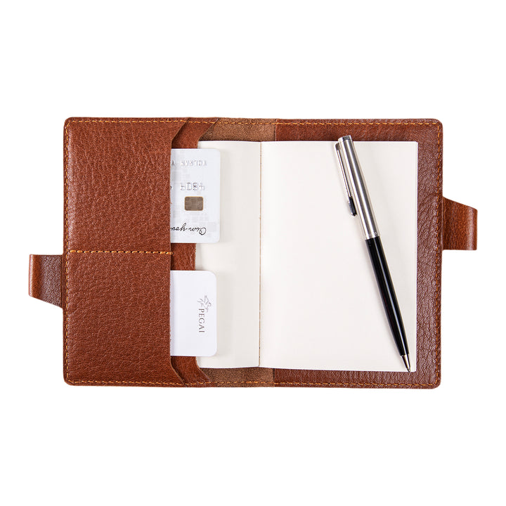 Mood | Leather Notebook Cover | Phokoin Brown