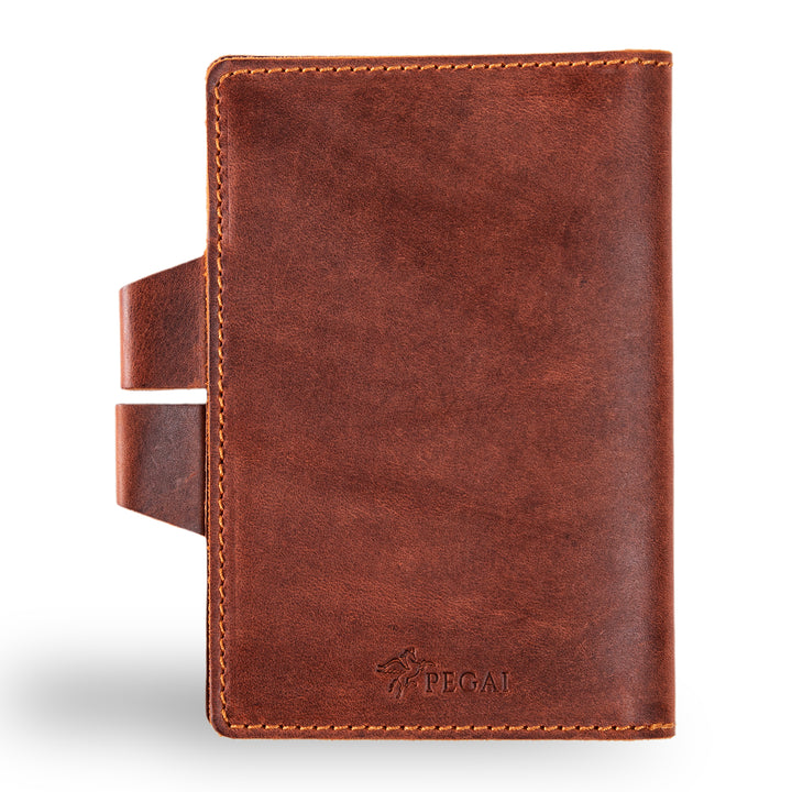 Mood | Leather Notebook Cover | Brick Brown