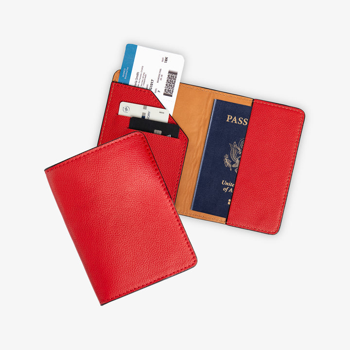 Diplomat | Passport Wallet | Red