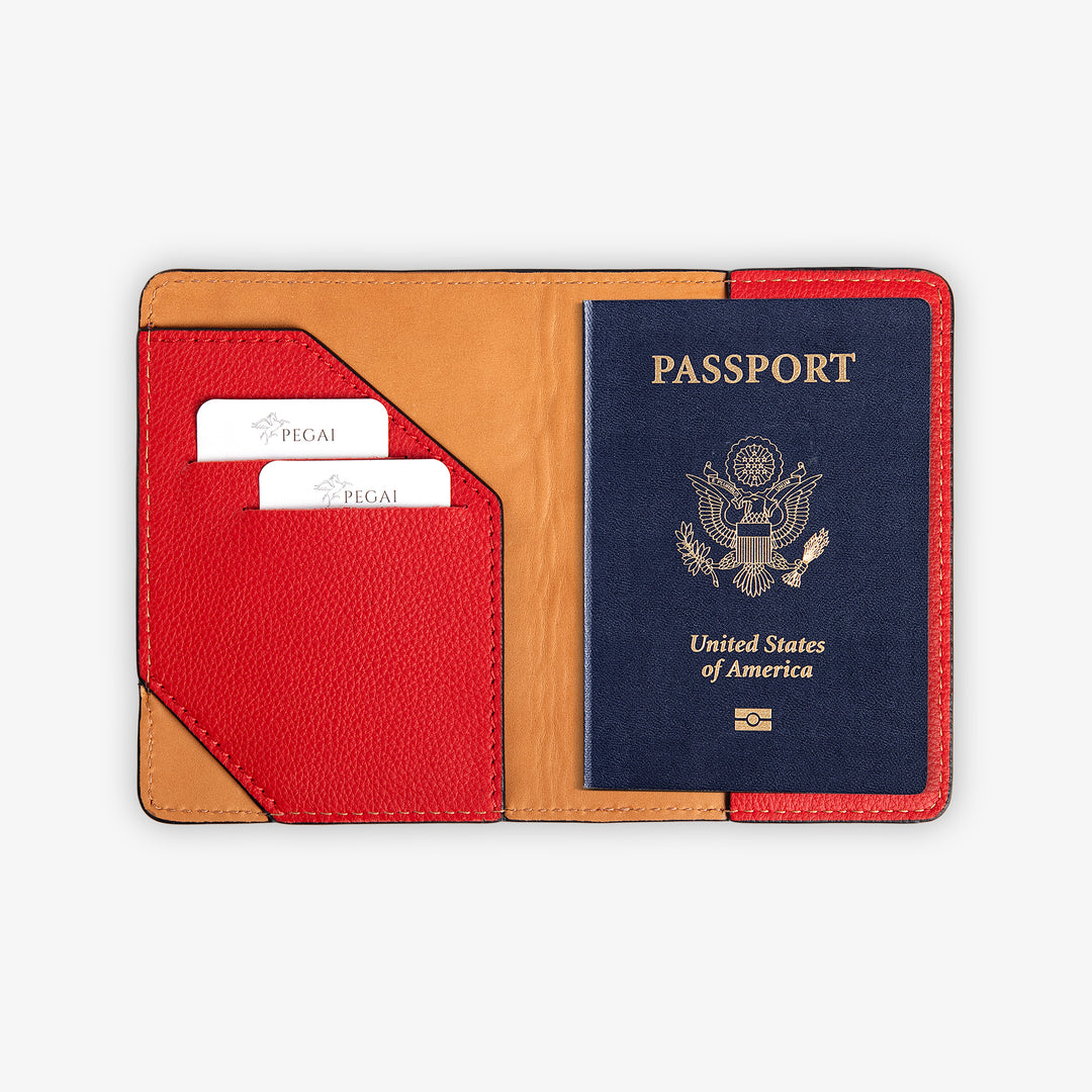Diplomat | Passport Wallet | Red