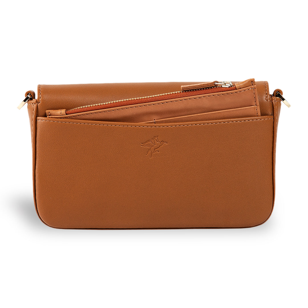 Viola | Clutch Crossbody Bag w/ Slim Wallet | Mustard