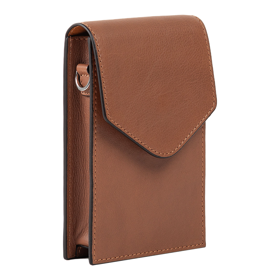 Sofia | Crossbody Cell Phone Bag | brown