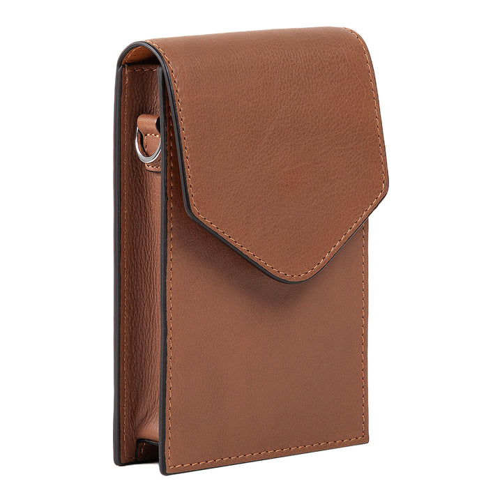 Sofia | Crossbody Cell Phone Bag | brown