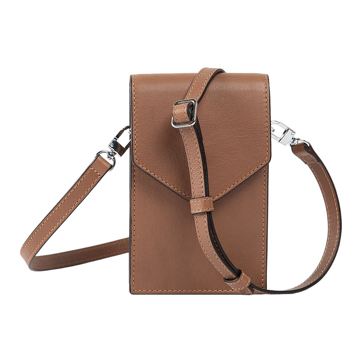 Sofia | Crossbody Cell Phone Bag | brown