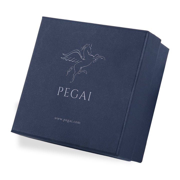 Elegant Blue Gift Box for PEGAI belts