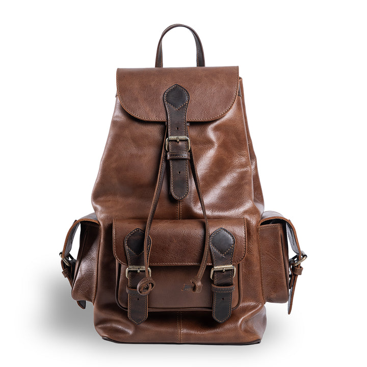 McHenry | Leather Backpack | Carenos Tobacco