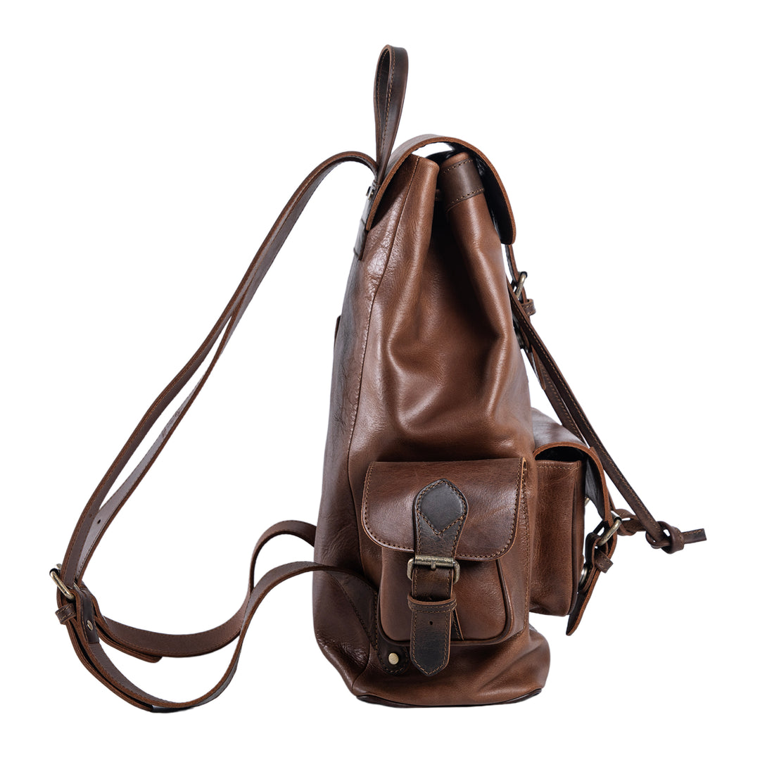 McHenry | Leather Backpack | Carenos Tobacco