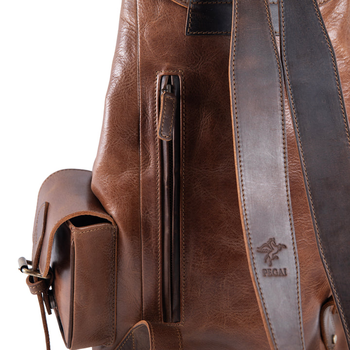 McHenry | Leather Backpack | Carenos Tobacco