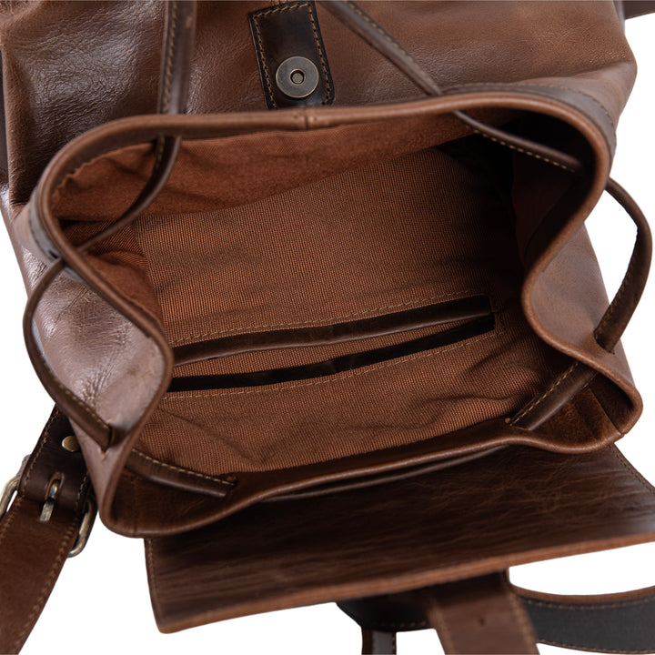 McHenry | Leather Backpack | Carenos Tobacco