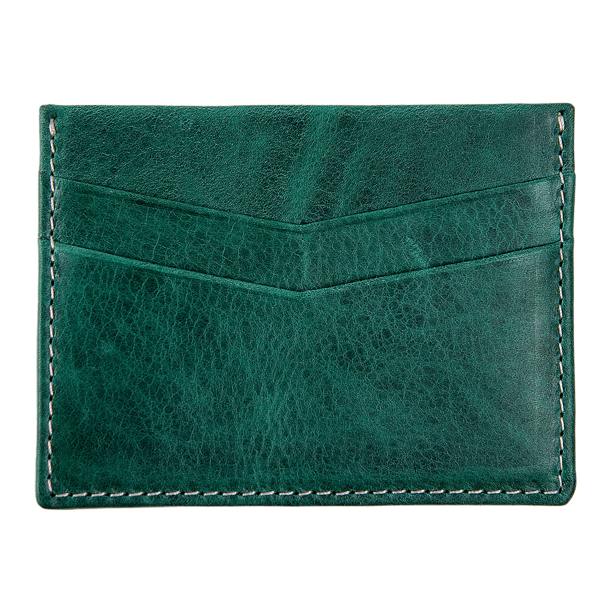 Ricky | Italian Leather Card Holder | Green