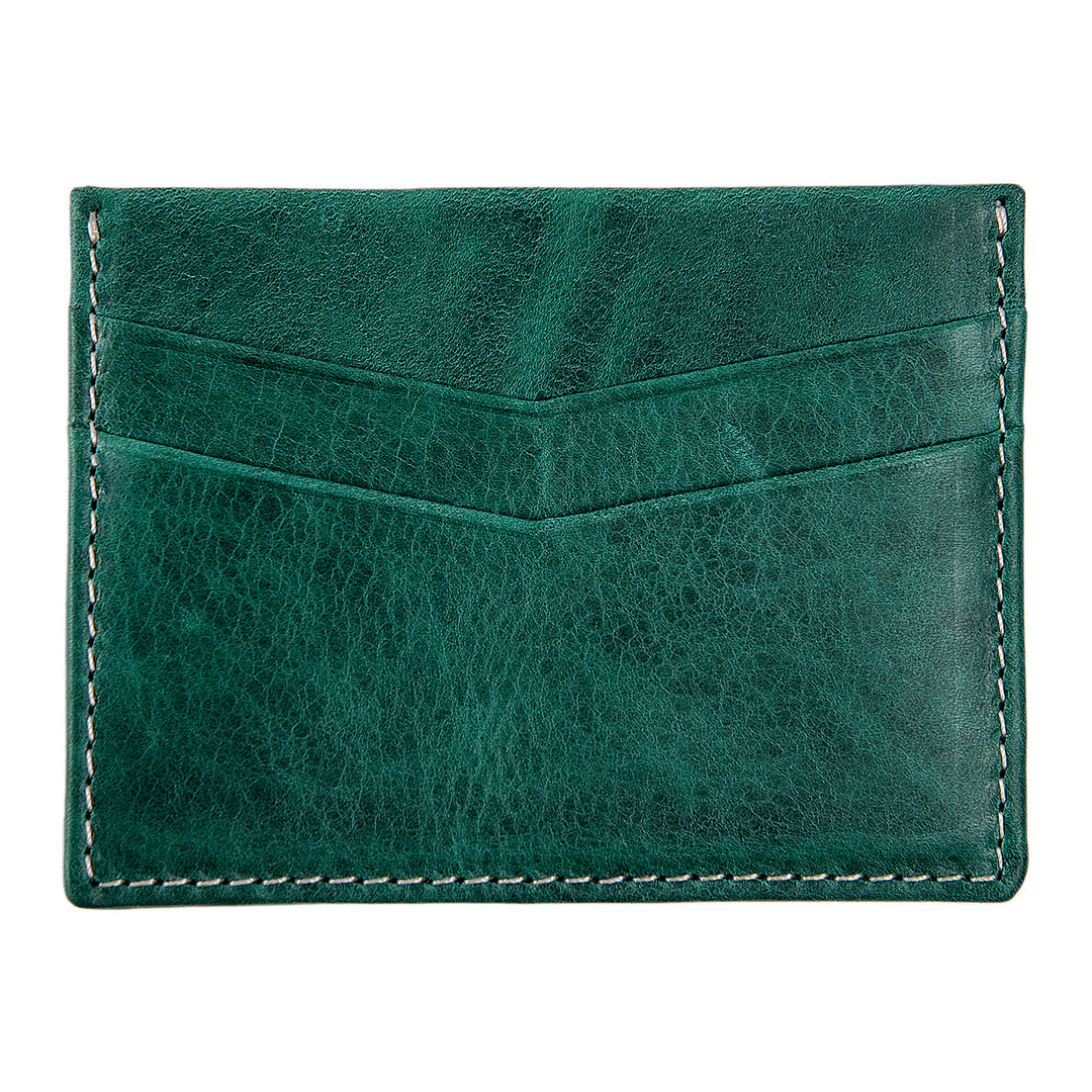 Ricky | Italian Leather Card Holder | Green