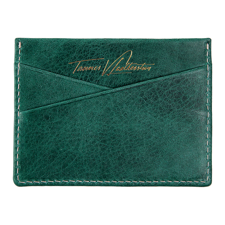 Ricky | Italian Leather Card Holder | Green