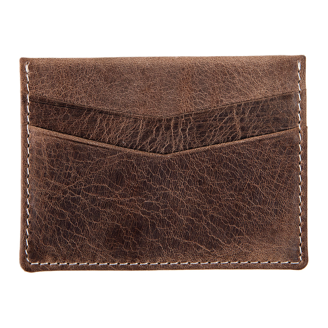 Ricky | Italian Leather Card Holder | Brown