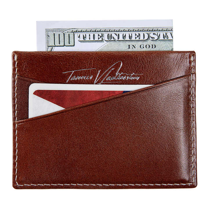 Ricky | Italian Leather Card Holder | Rum