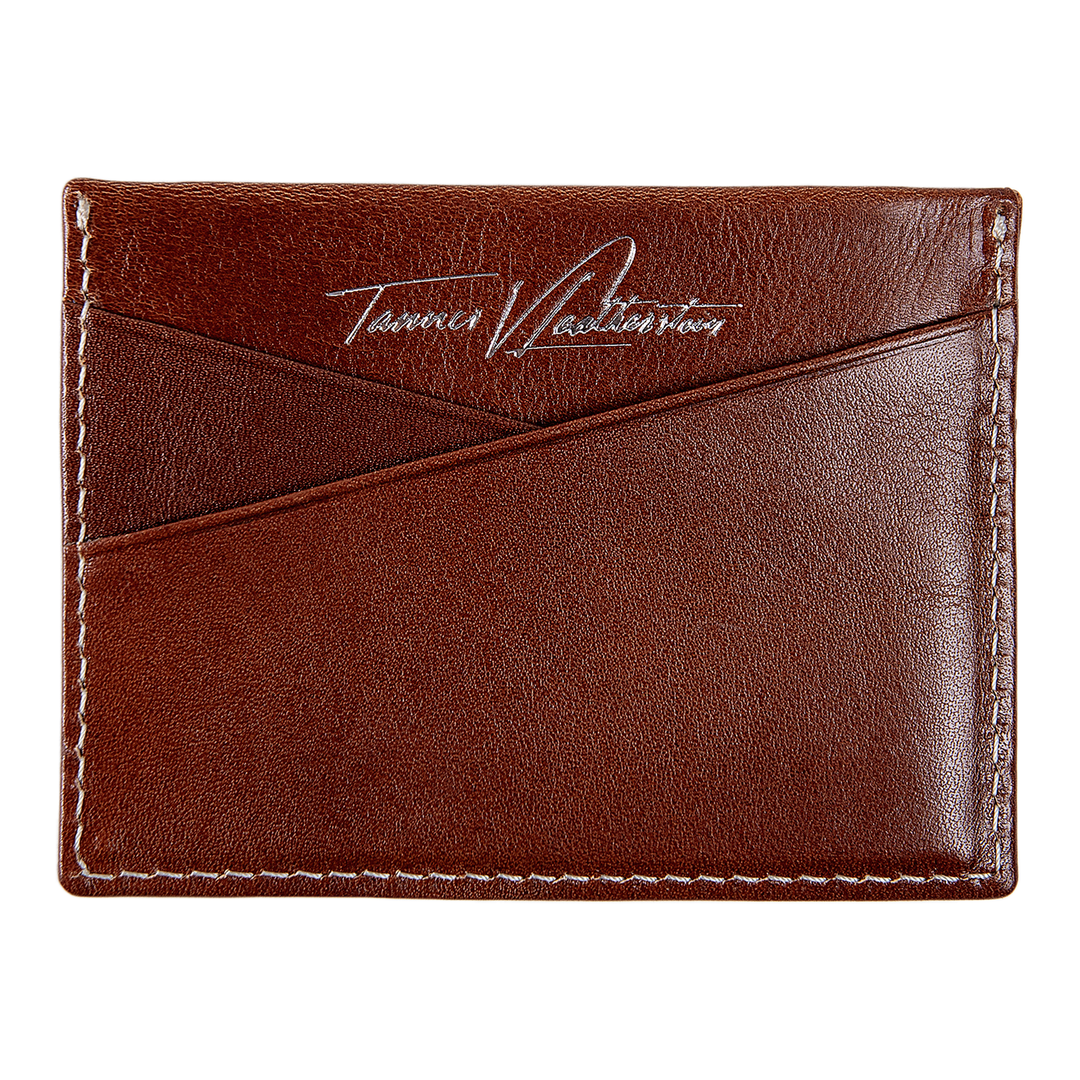 Ricky | Italian Leather Card Holder | Rum