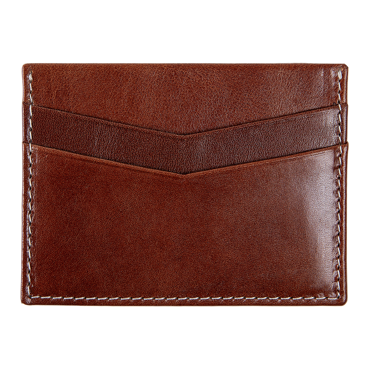 Ricky | Italian Leather Card Holder | Rum