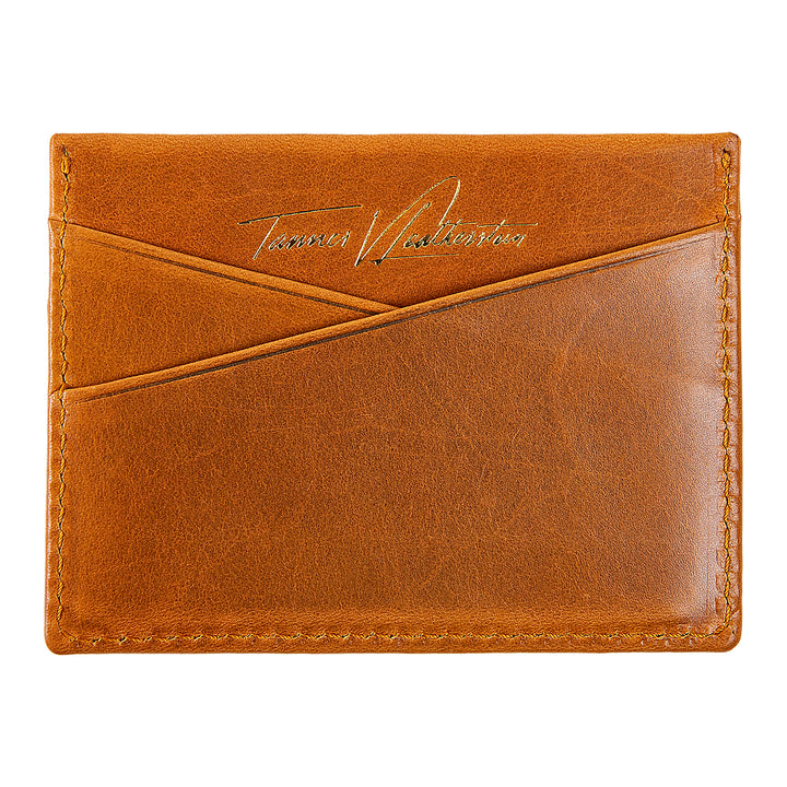 Ricky | Italian Leather Card Holder | Mustard