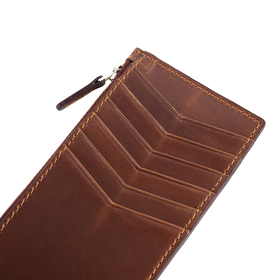 Isabel | Leather Card Case Wallet | Taba