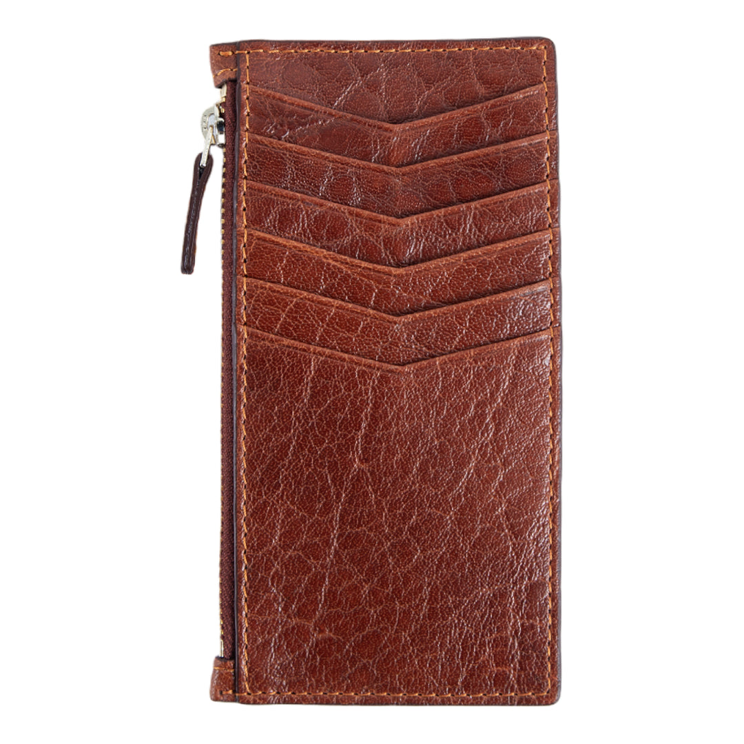 Isabel | Leather Card Case Wallet | Cognac