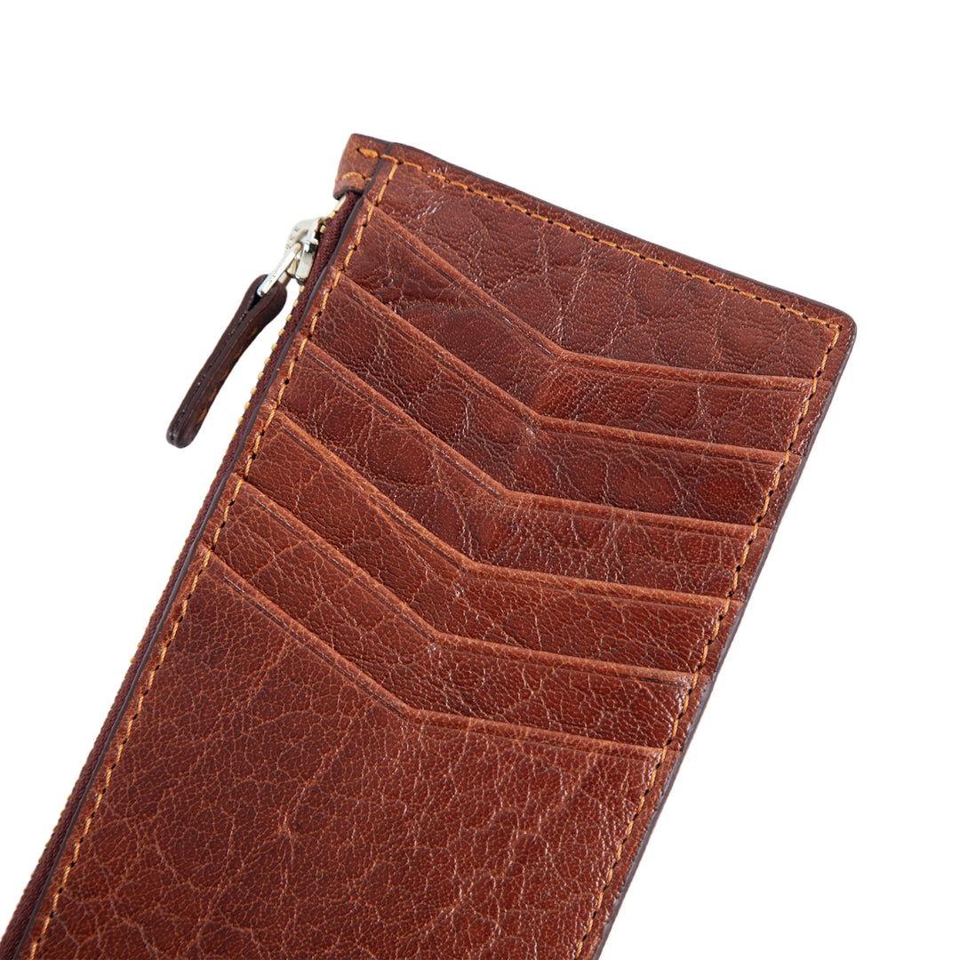 Isabel | Leather Card Case Wallet | Cognac